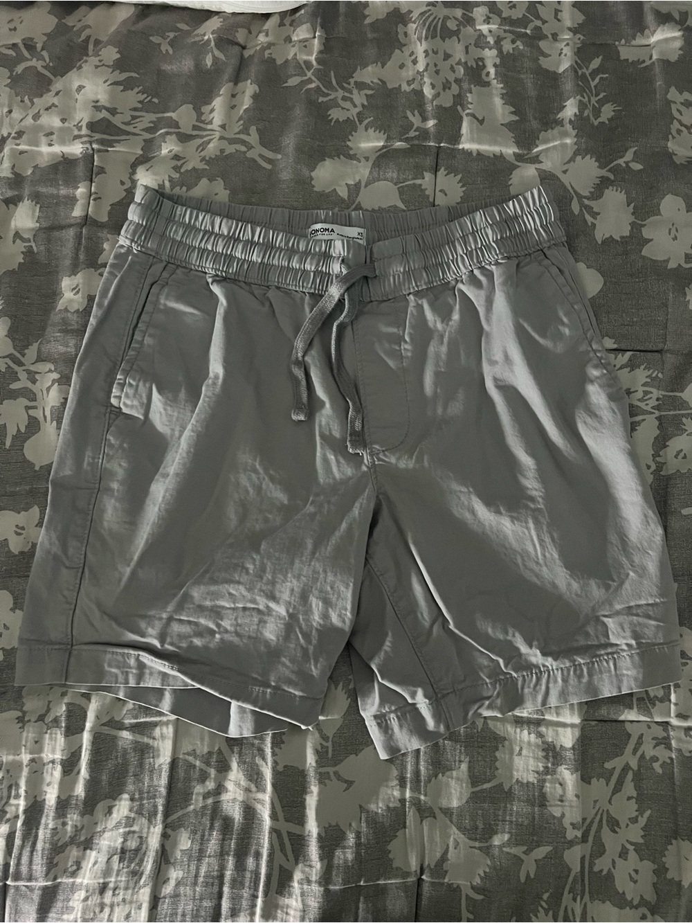 Sonoma Men's Elastic Drawstring Shorts - Gray